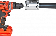 Использование устройства для снятия оксидного слоя с полиэтиленовых труб Gas Fusion УСО-225