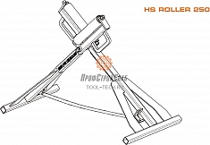 Роликовые опоры для пластиковых труб Ritmo HS Roller 250