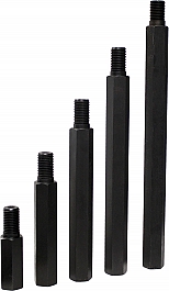 Шестигранные стальные удлинители для алмазной коронки Kern 1 1/4 UNC, 100-200-300-400-500 мм