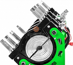 Зажимы гидравлического центратора стыкового сварочного аппарата для пнд труб Просвар С 160 Плюс